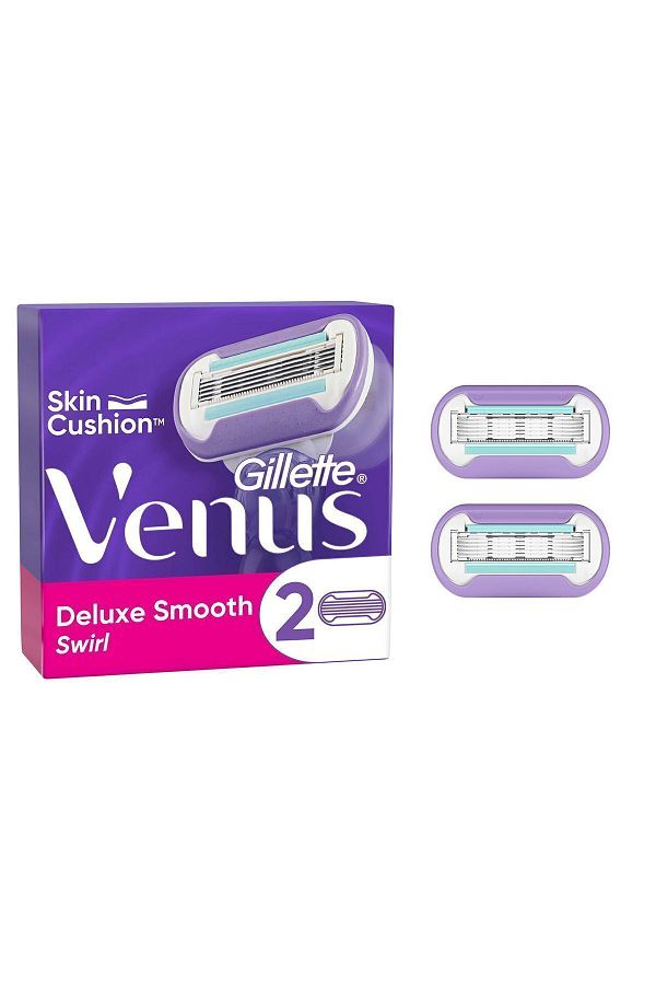 Gillette Venus-Extra Smooth Swirl 2 Pieces Spare Heads 1