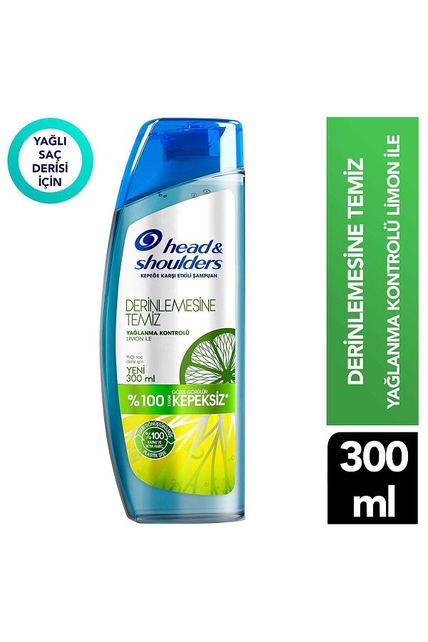 Head&Shoulders-300 ml Shampoo - Deeply Clean Oil Control 1