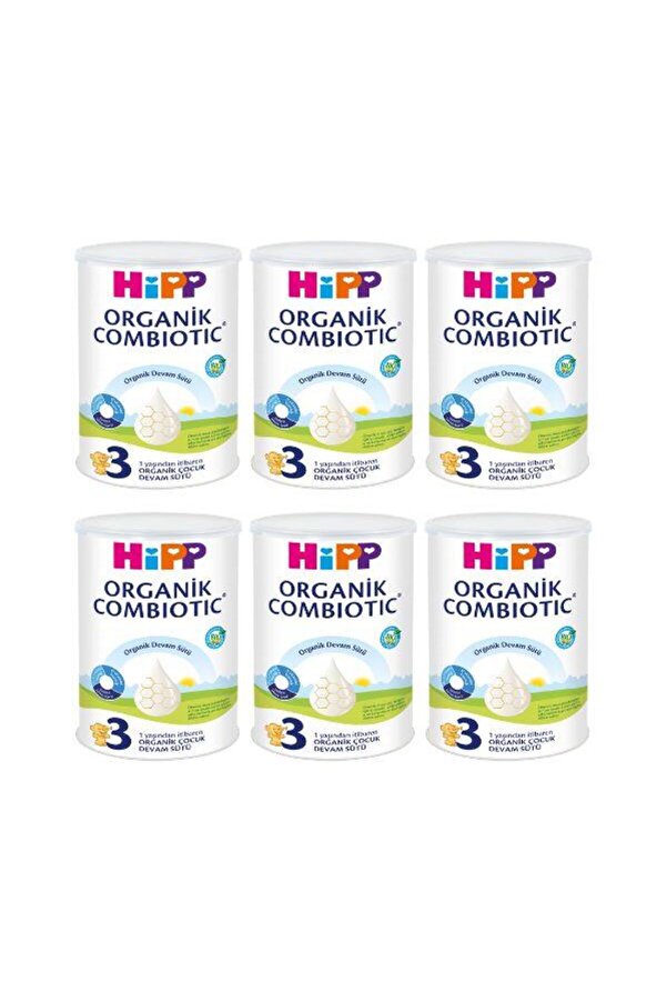 Hipp 3 Combiotic Organik Devam Sütü 6'lı 350 gr