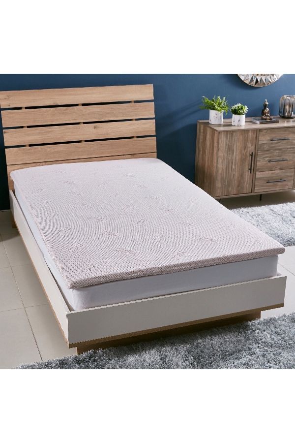 Home Box-Essence Memory Foam Twin Mattress Topper - 120x200 cm 1