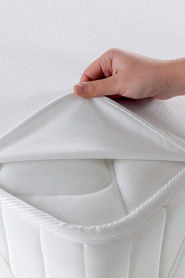 Altın Karma Sıvı Geçirmez Bebek Yatağı Alezi 70x110 Cm Yatak Koruyucu Pamuklu Köşe Lastikli Yatak Koruyucu Alez