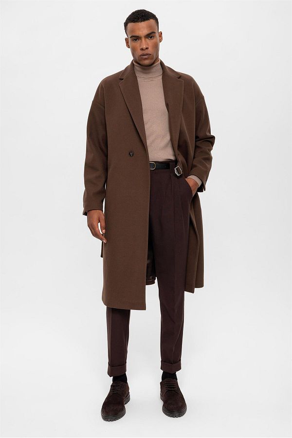 Mens belted coat new arrivals
