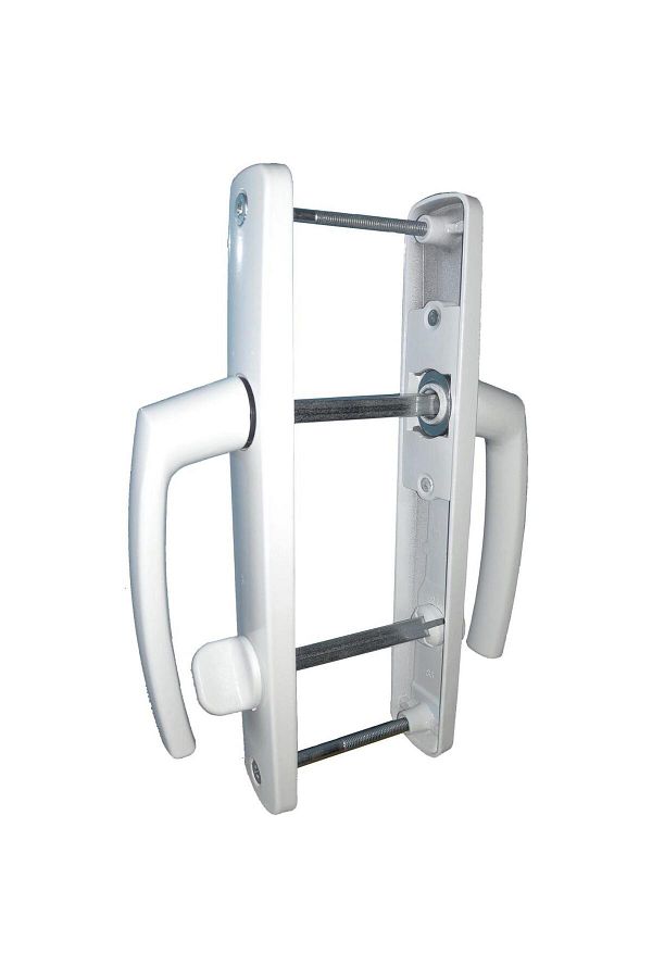 Wovna-PVC WC Bathroom Door Handle Elite White 1
