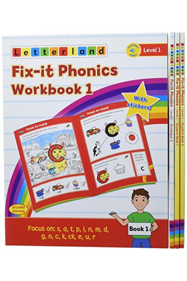 GBS Grantham Book Service-حزمة الطالب من المستوى الأول من برنامج Fixit Phonics الإصدار الثاني 1