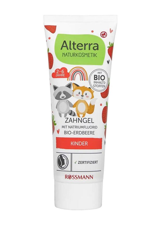 ROSSMANN-Alterra 75 ml Strawberry Patterned Toothpaste for Children 1