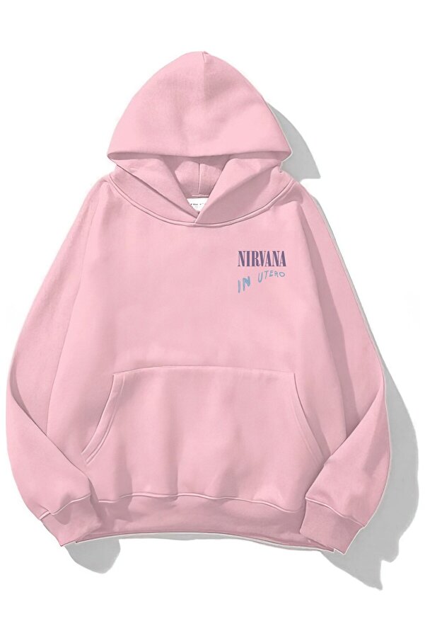 Nirvana Sudadera Rosa Hm Sudaderas De Nirvana Mujer Sudadera De
