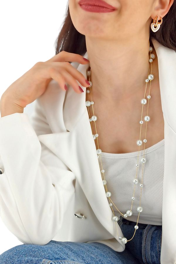 Long necklace accessories sales
