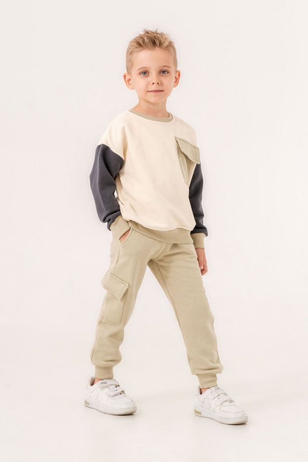 HAUSEkids 2 5 Years Old Boy Green Tracksuit Set Mussness Cool Trendyol