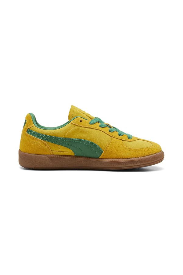 Puma yellow flat shoes cheap