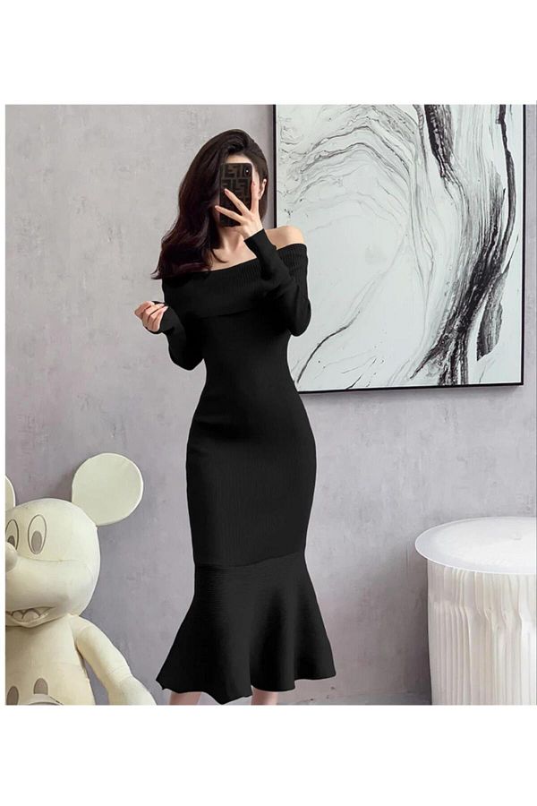 Flounce midi dress new arrivals