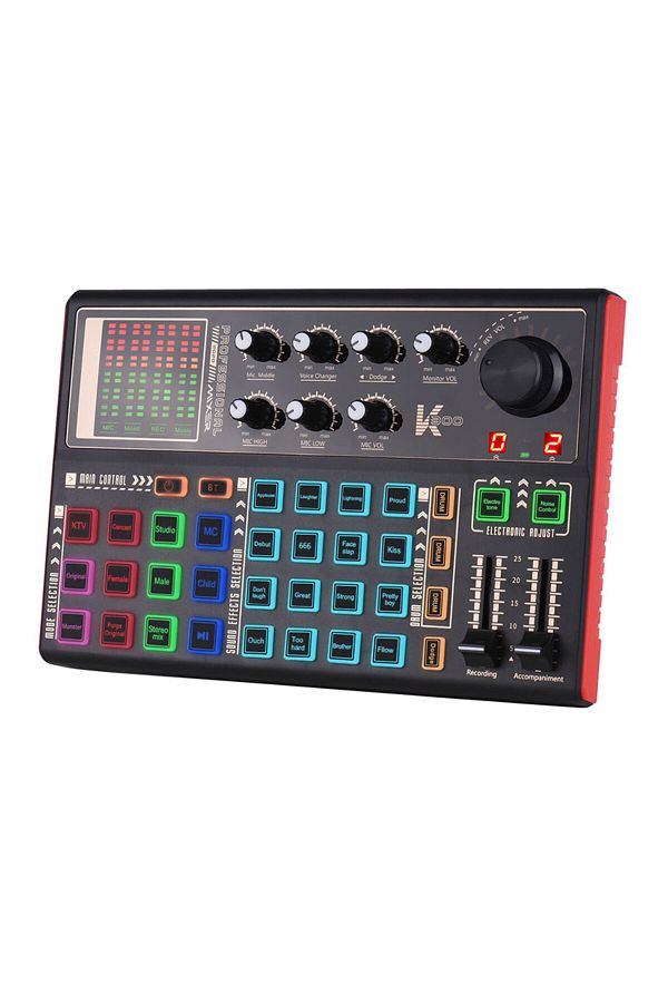 KEEPRO-K300 Bluetooth Sound Card for Live Broadcast, Mixer with Multiple Sound Effects 1