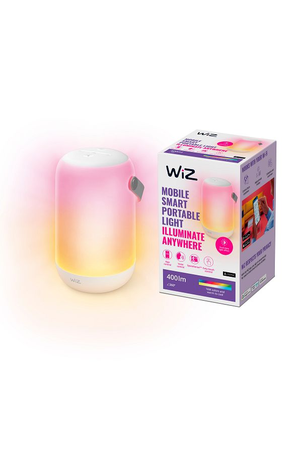 Wiz-Portable Portable - Rechargeable Smart Lamp (Rgb Ambience) Matter, Google Home, Alexa Compatible 1