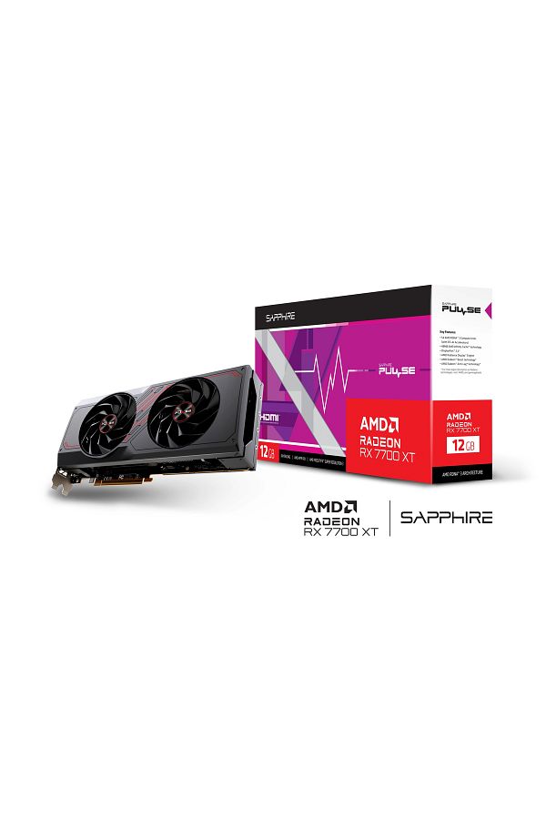 SAPPHIRE-Pulse Amd Radeon™ Rx 7700 Xt - 12gb Gddr6, Dual Hdmi/Dual Dp Anti-Gaming 1