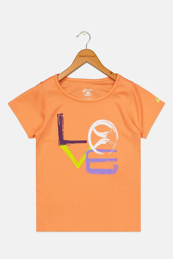 Asics Kids Girl Sportswear Fit Training Top Orange Trendyol