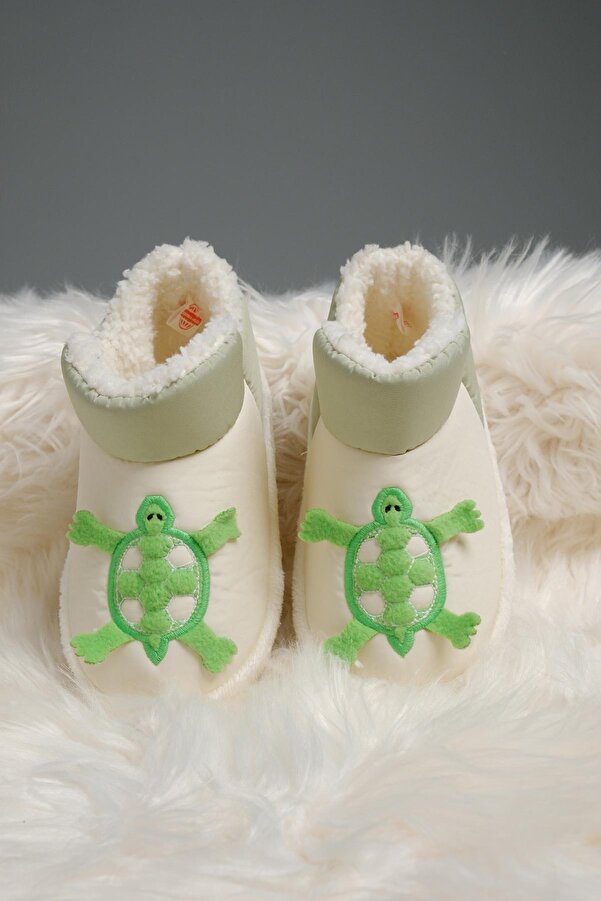 Oksit Thermal Heat Turtle Patterned Non-Slip Sole Baby and