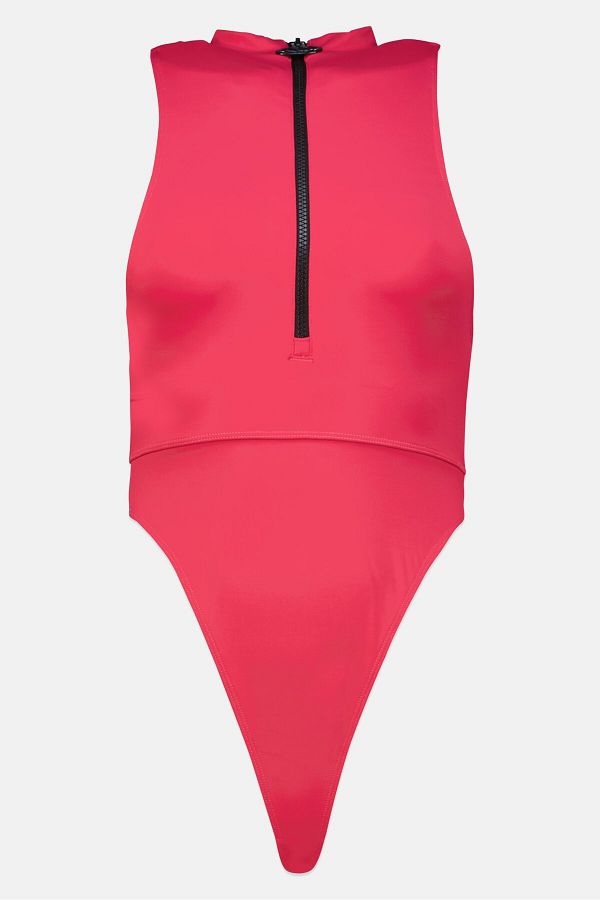 Reebok x Cardi B Women Brand Logo Sleeveless Swimwear Pink Black Trendyol