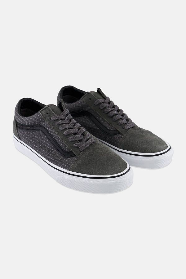 Vans grey lace up on sale