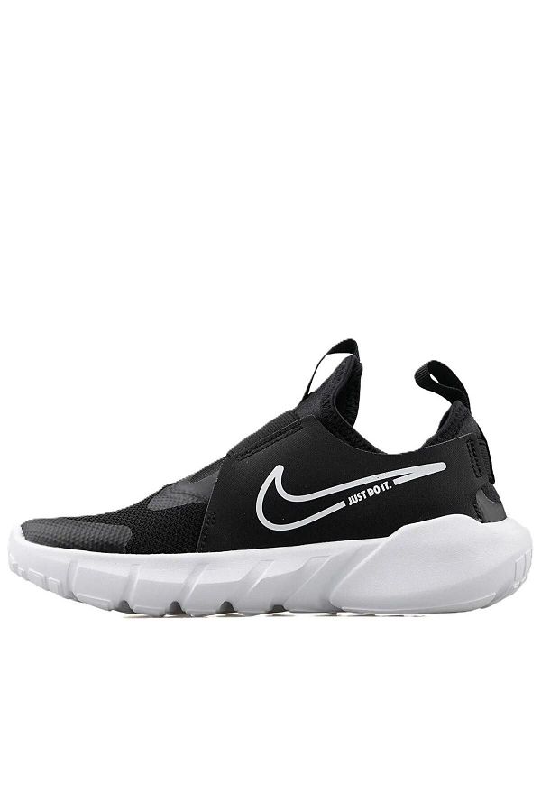 Nike Flex Runner 2 Gs Unisex Black Sneaker Shoes with Elastic Band Trendyol