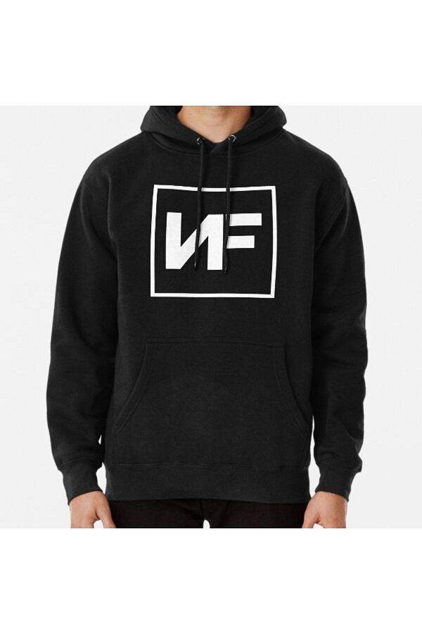 exans moda Nf Merch Nf Logo Printed Hooded Sweatshirt Trendyol