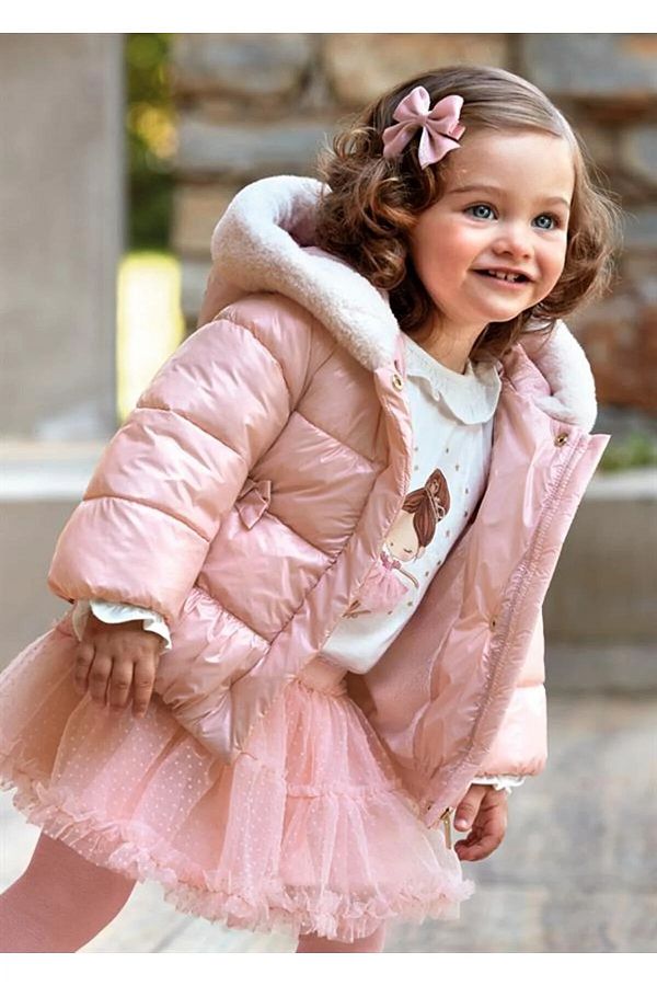 Mayoral Warm Lined Puffer Jacket for Baby Girl 2420 Trendyol