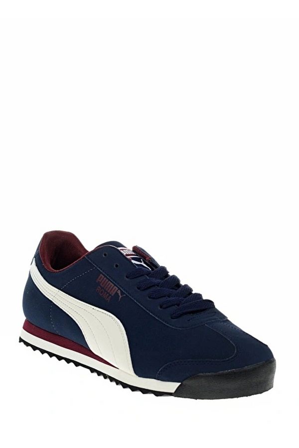 Puma Men s Casual Roma Sl Nbk Shoes Navy Blue White Trendyol