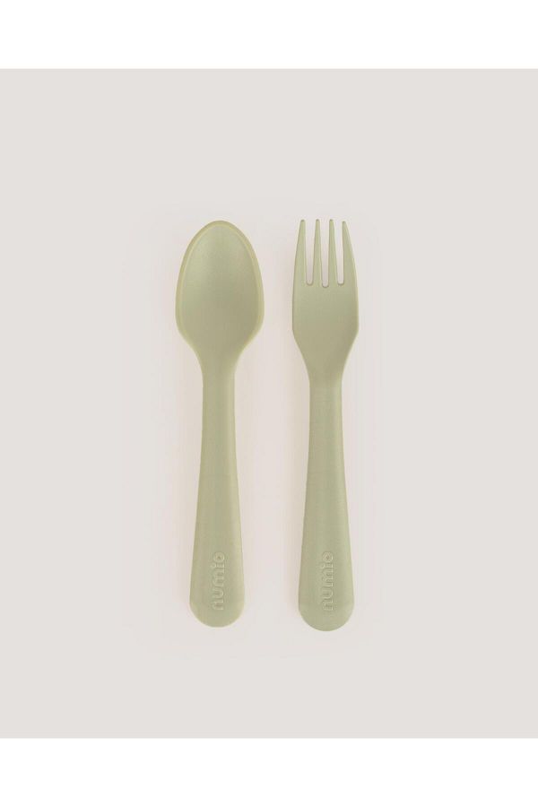 lets be child-Let's Be Child Spoon & Fork Set Sage Green 1