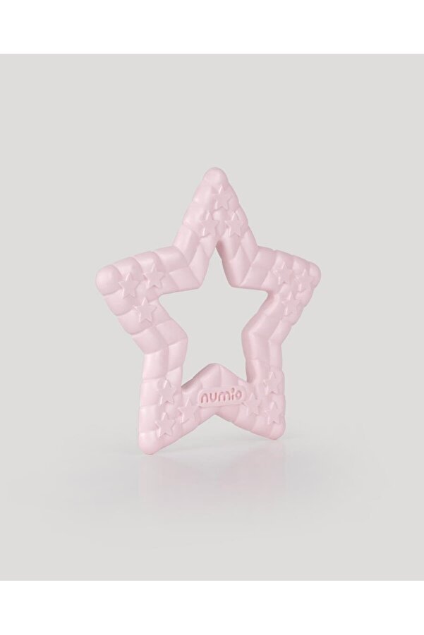 let's be child Yıldız Desenli Bebek Diş Kaşıyıcı Pembe
