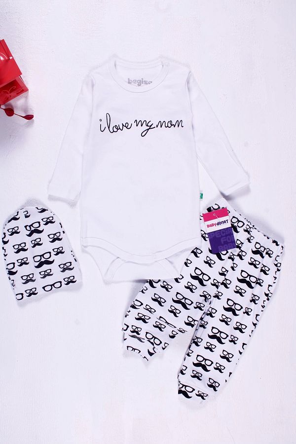 Babydonat-3-Piece Patterned Bias Glasses Set for Baby Boy 1