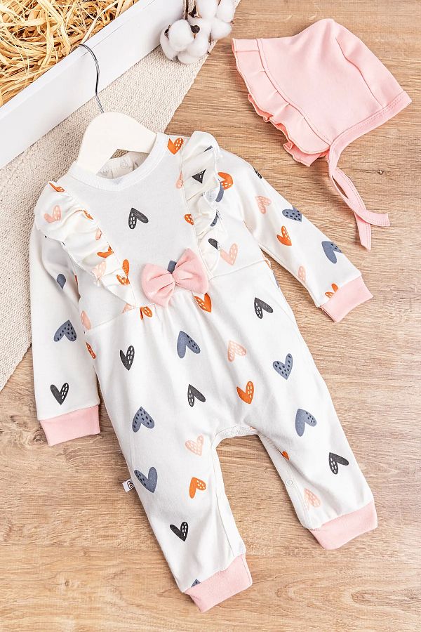 Cotton jumpsuit for baby girl online