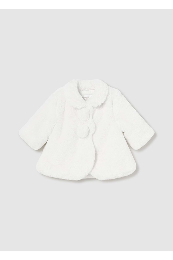 Mayoral Kız Bebek Yenidoğan kürk manto