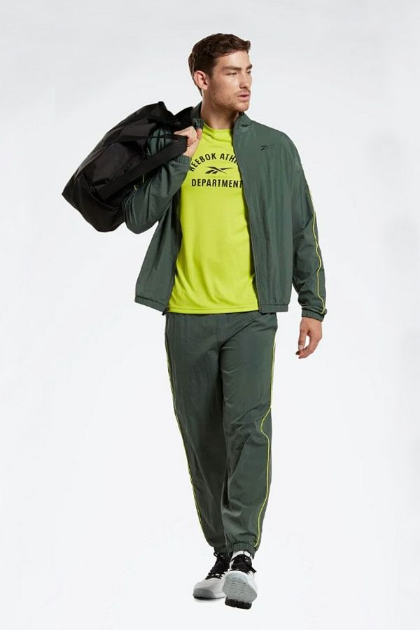 Reebok Green Men s Tracksuit Set Wor Tracksuit Trendyol