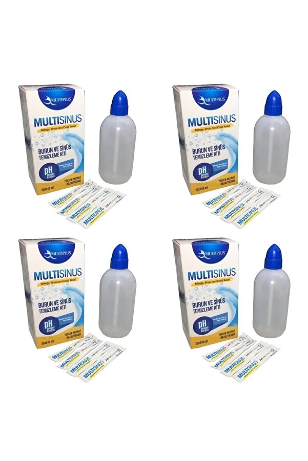 Multiplus Multi Sinüs Rinse Burun Ve Sinüs Temizleme Kiti -4'lü Set