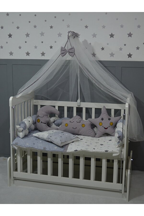 FISTIK BEBE ÖRGÜ BEBEK UYKU SETİ 60X120 9 PARÇA