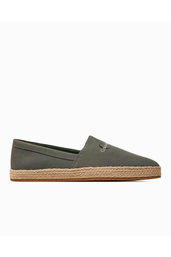Calvin klein genna canvas espadrille white shoes cheap