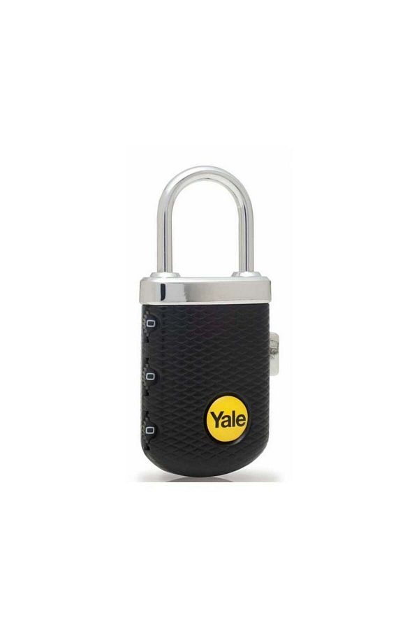 Yale-قفل أسود أنيق مع 3 مجموعات 1