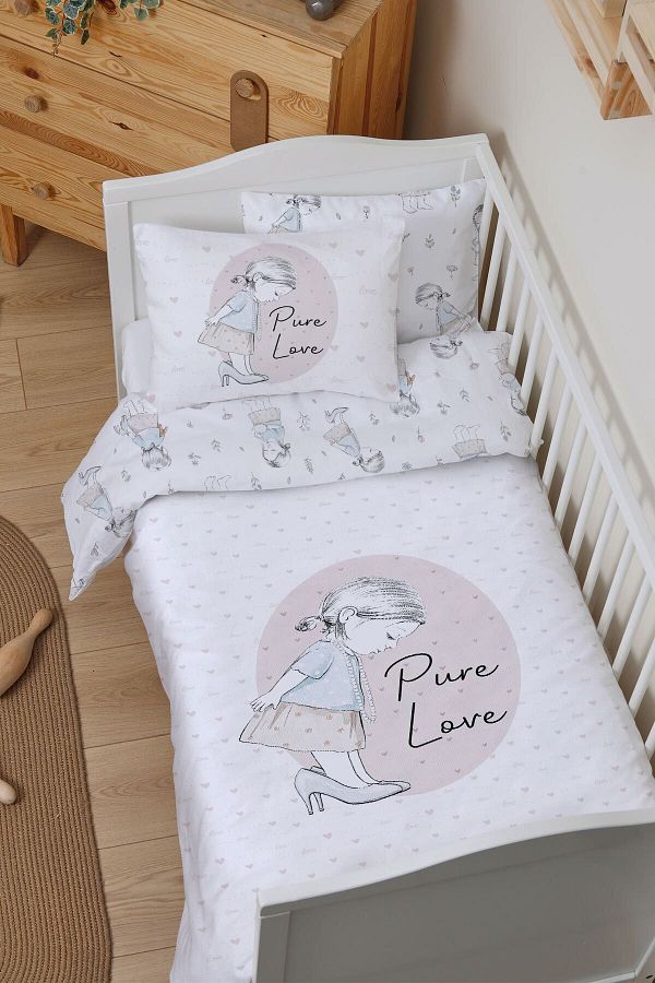 Tu ba Ku u Park Bed Crib Bedding Set 80x120 For Baby Series Retro Baby Doll Trendyol