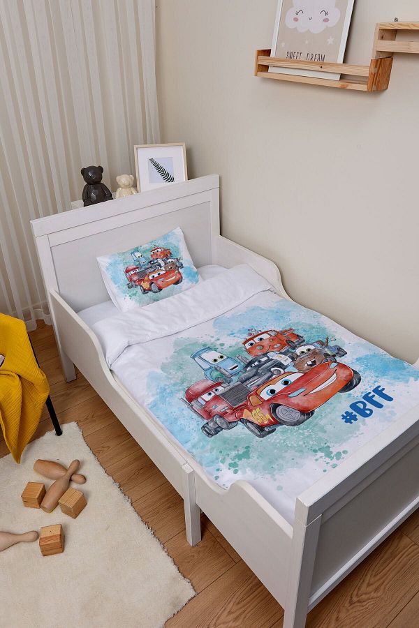 Tu ba Ku u Park Bed Crib Duvet Cover Set 80x120 Cartoon Series Lightning Mcqueen And Friends Trendyol