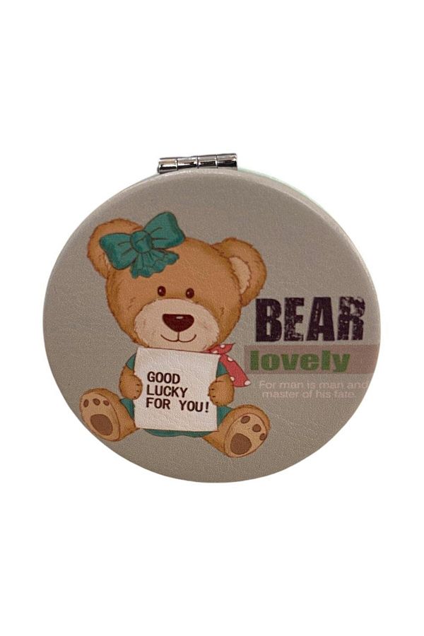 CANMODA-Lovely Bear Round Mirror - 6 cm - Ayn111 1