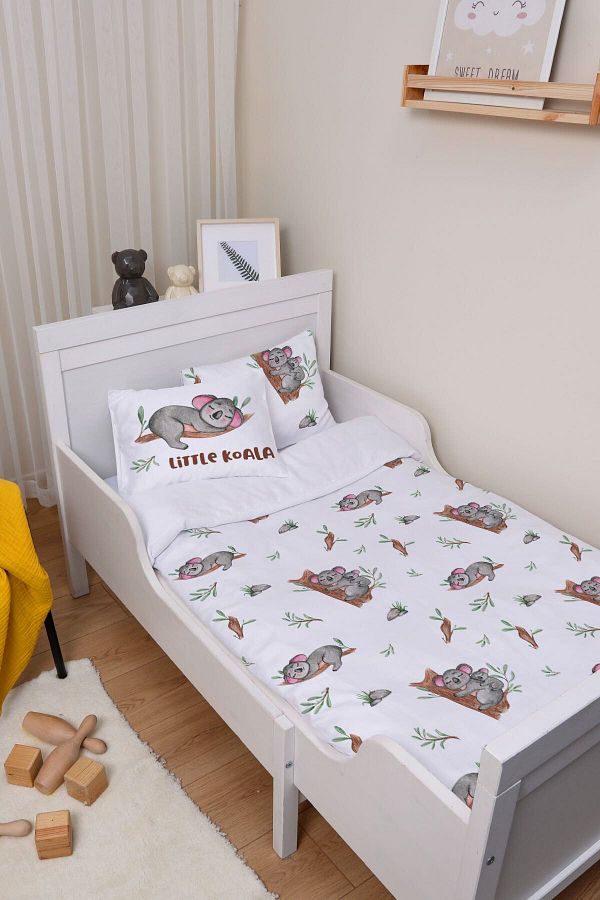 Tu ba Ku u Park Bed Crib Bedding Set 80x120 For Baby Series Mother And Baby Koala Trendyol