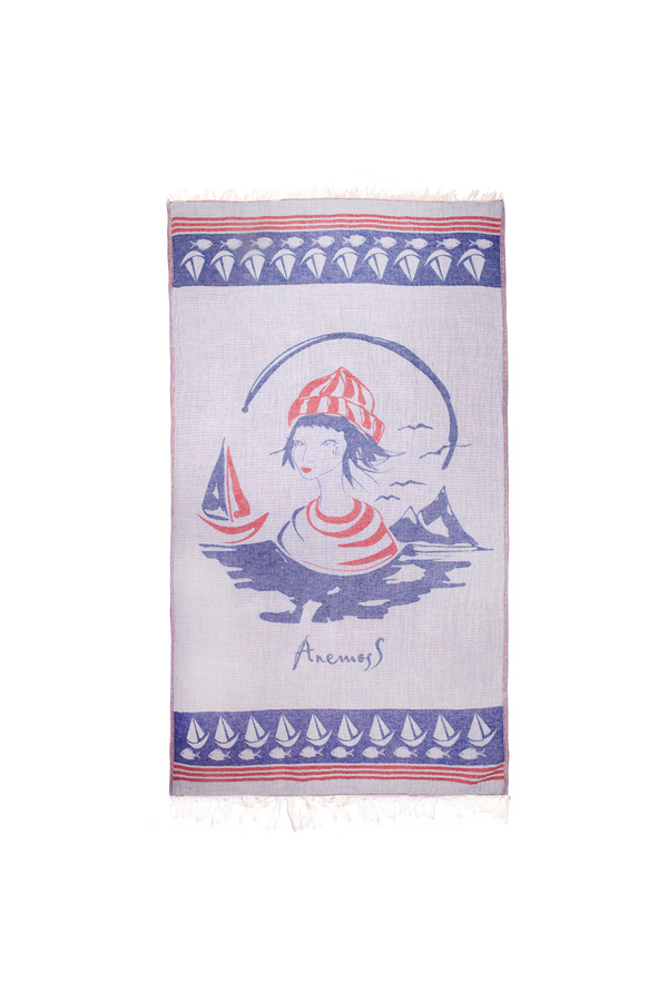 ANEMOSS-Sailor Girl Peshtemal 100x180 Cm 1