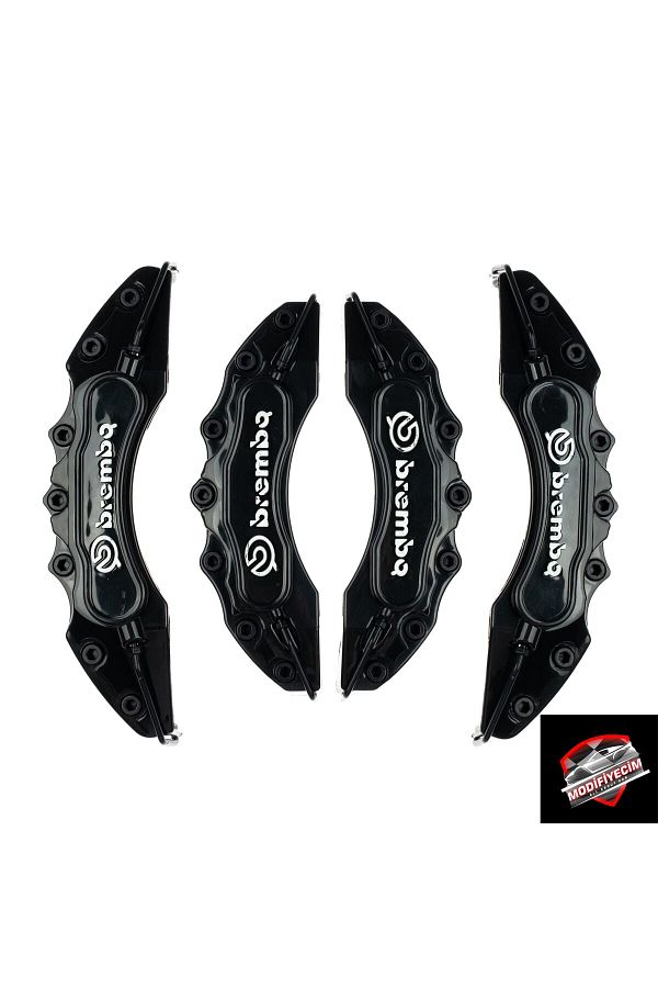 GÜRHAN SHOP-Citroen Grand C4 Picasso Compatible Black Caliper Cover with 4-Piece Oil Hose 1