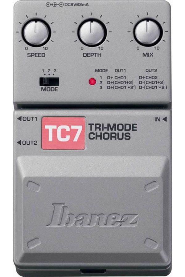 IBANEZ-Tri-Mode Chorus Tc7 Chorus Pedal 1