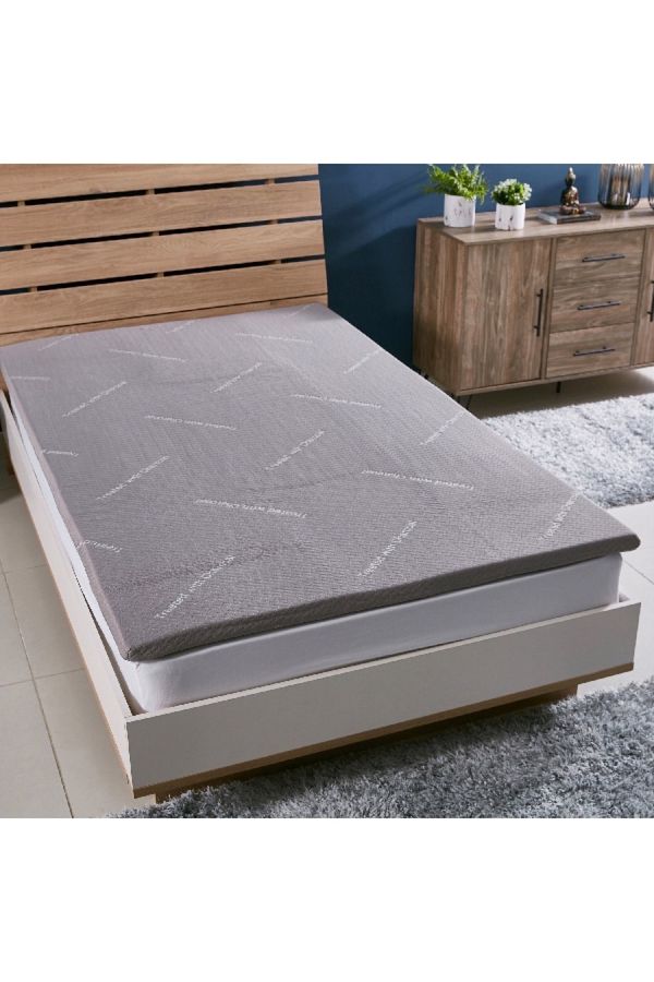 Home Box-غطاء مرتبة مزدوج من إسفنج ميموري فوم مدمج 120×200 سم 1