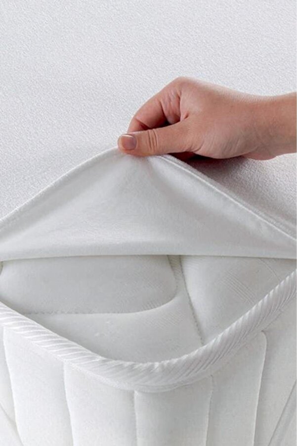Altın Karma Sıvı Geçirmez Bebek Yatağı Alezi 70x120 Cm Yatak Koruyucu Pamuklu Köşe Lastikli