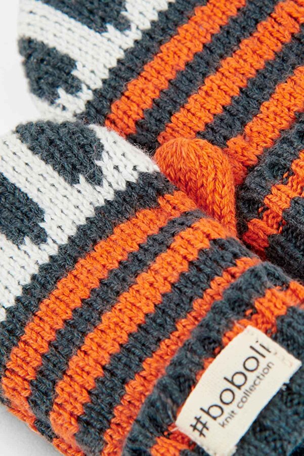 Boboli Unisex Bebek Eldiven Turuncu
