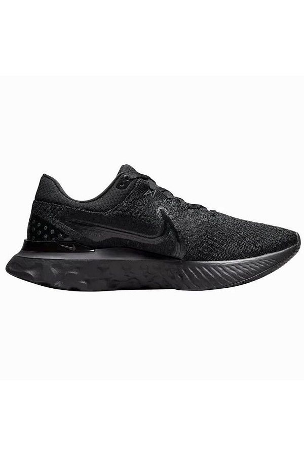 Nike-Black Infinity React Run Flyknit 3 Running and Walking Shoes 1