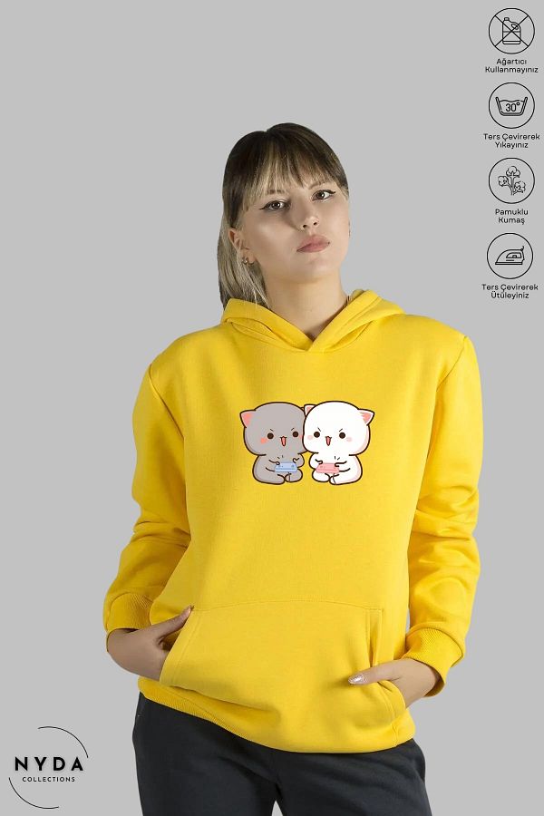 Yellow sweater hoodie new arrivals