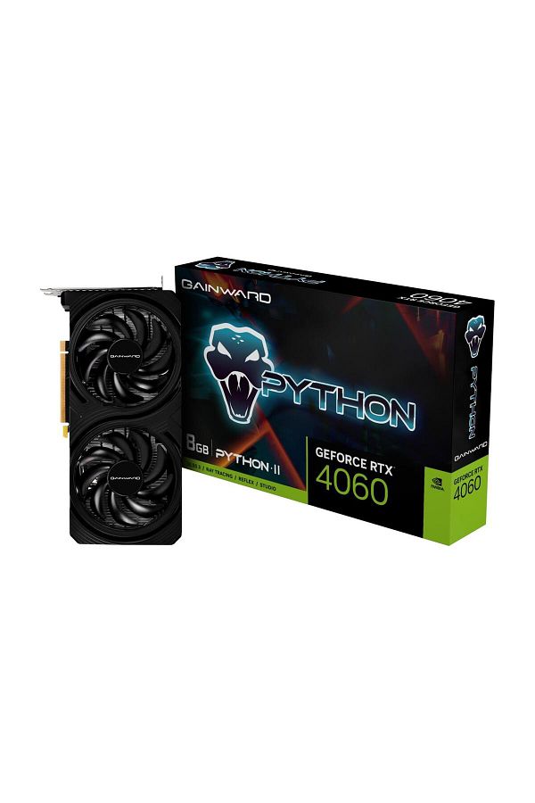 gainward-Geforce Rtx4060 Python Ii 8Gb Gddr6 128 Bit Dlss 3 Graphics Card 1