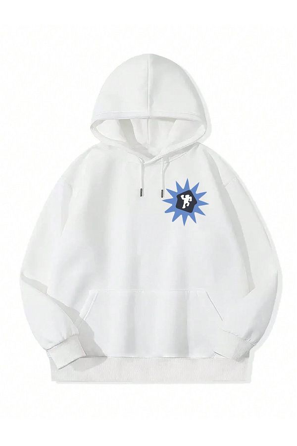 aynewmoda Solitude Chicago - White Oversize Hooded