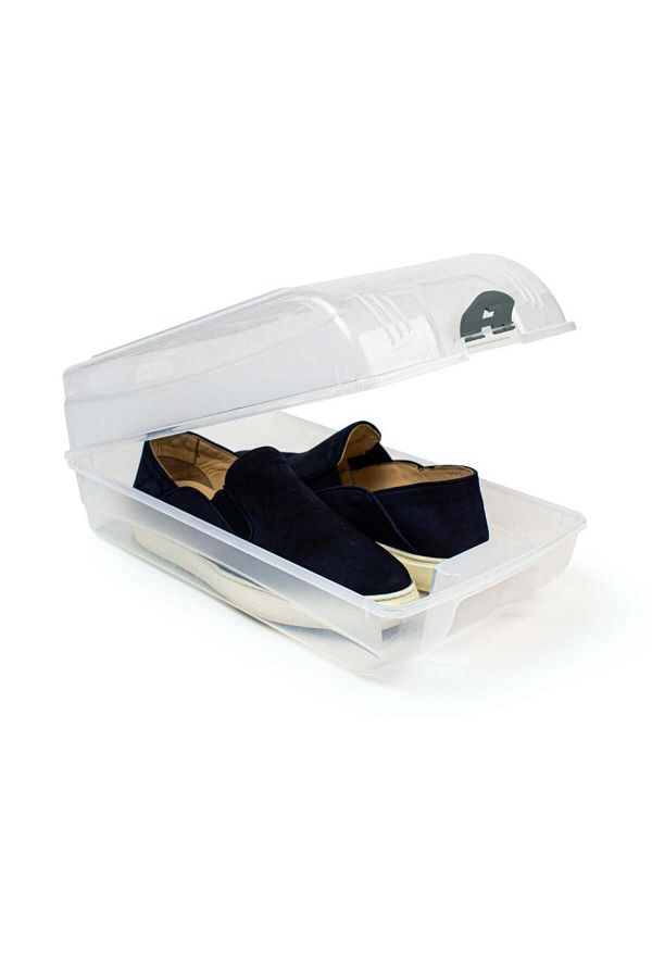 Myend-1 Piece Men's Shoe Storage Box, Shoe Protection Box, Transparent Shoe Storage Box 1